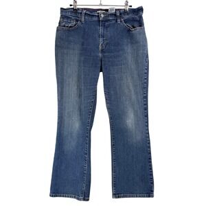 Vintage Levi's 550 Relaxed Boot Cut Jeans Womens 12S‎ Blue Denim Y2K 90s